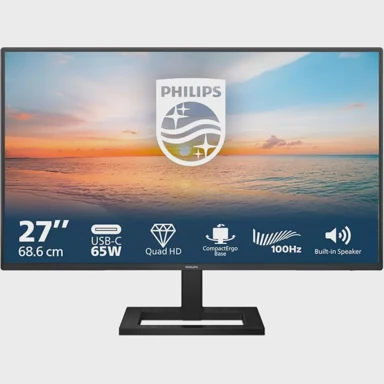 PHILIPS Monitor 27" 27E1N1600AE, QHD, HDMI, 100Hz, USB-C